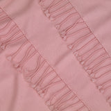 Ice Pink Cashmere Throw