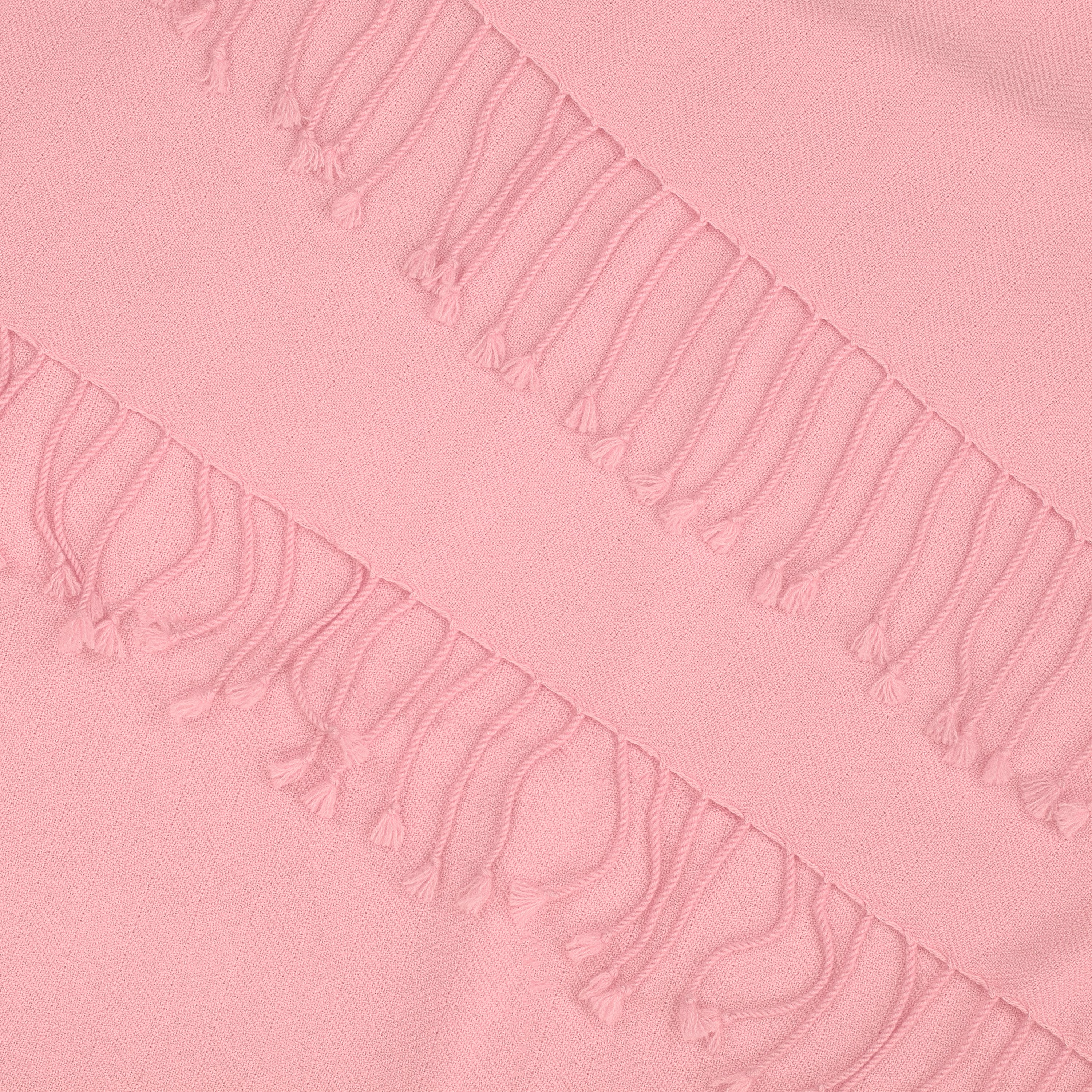 Powder Pink Cashmere Throw