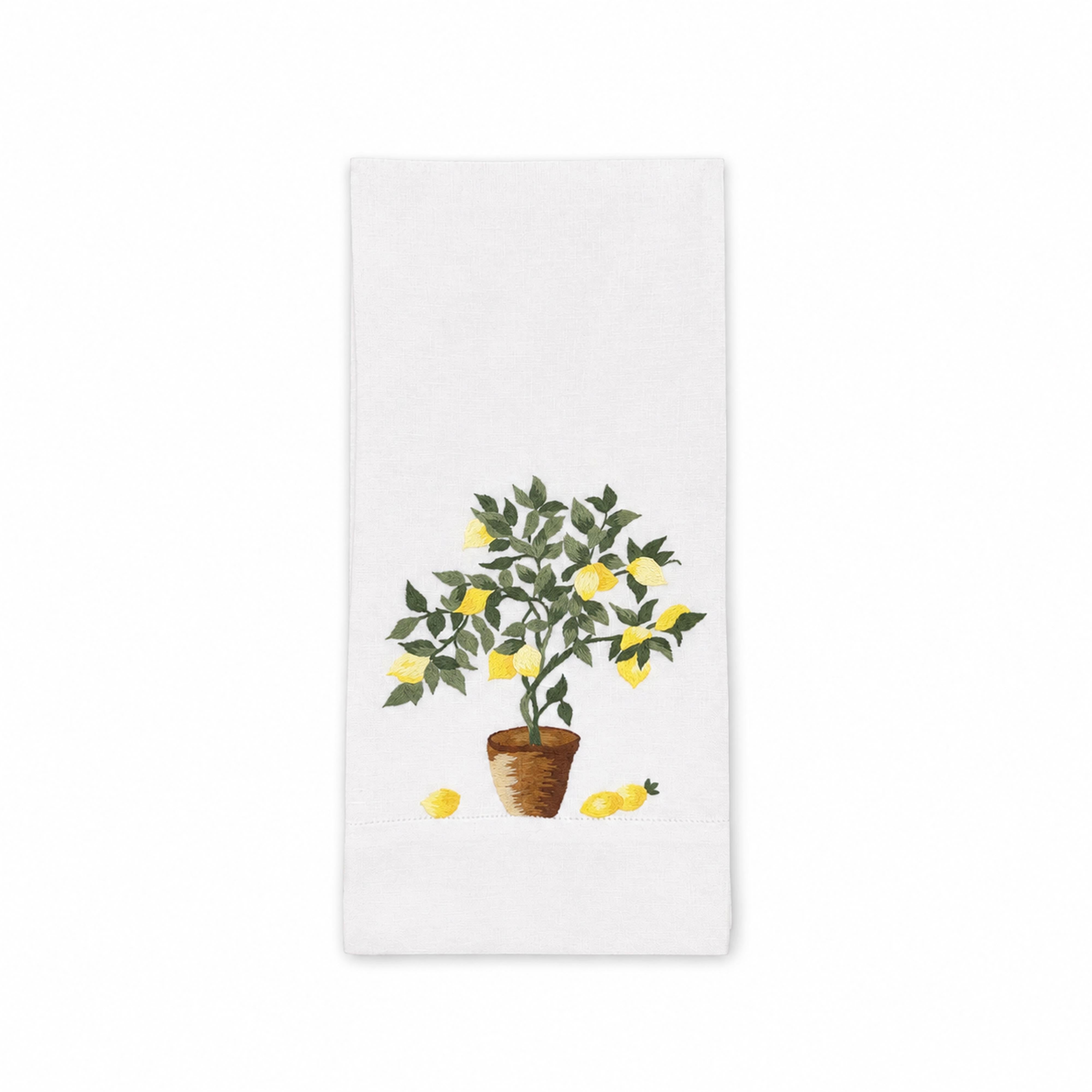 Citronnier Emb. Guest Towels