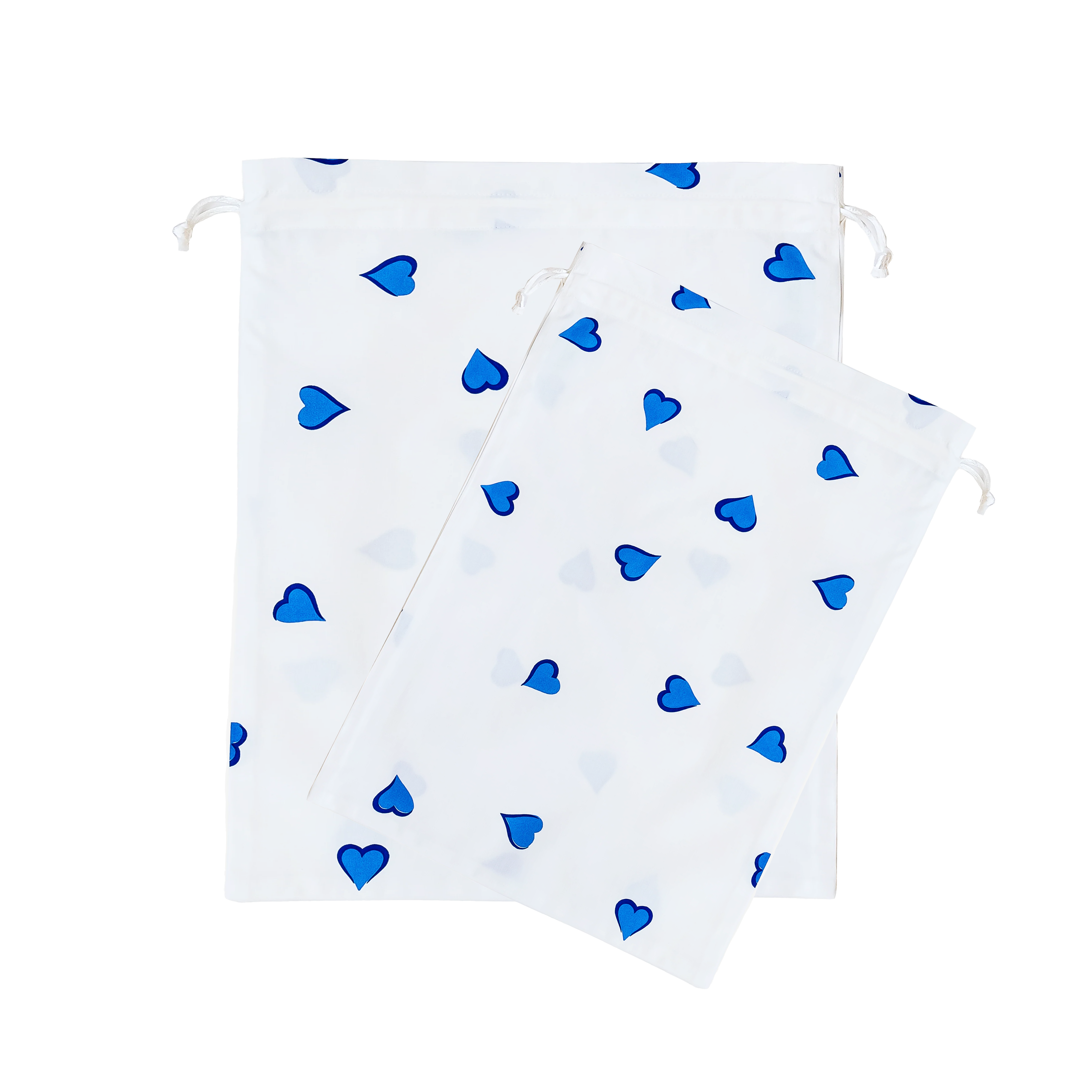 Coeurs Blue Printed Lingerie Bags