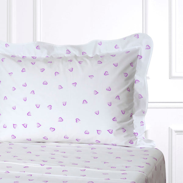 Coeurs Lavender Bed Linens