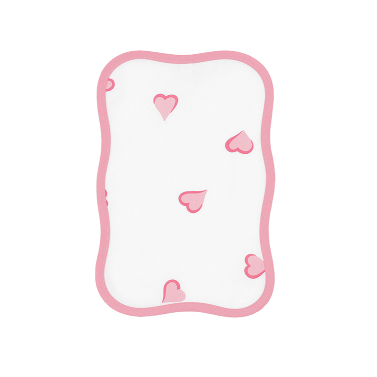 Coeurs Pink Printed Cocktail Napkins