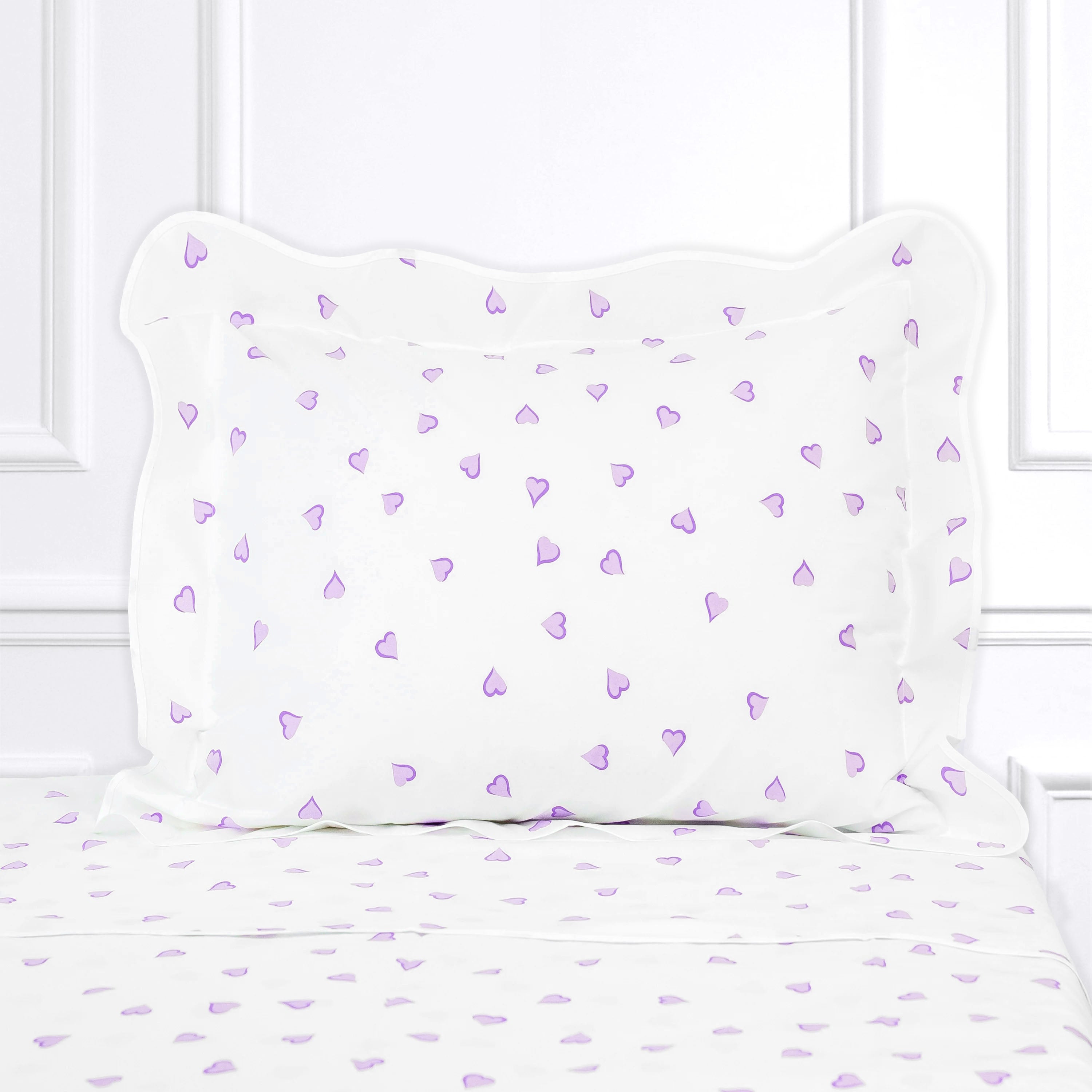 Coeurs Lavender Bed Linens