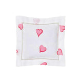 Coeurs Pink Emb. Square Sachet