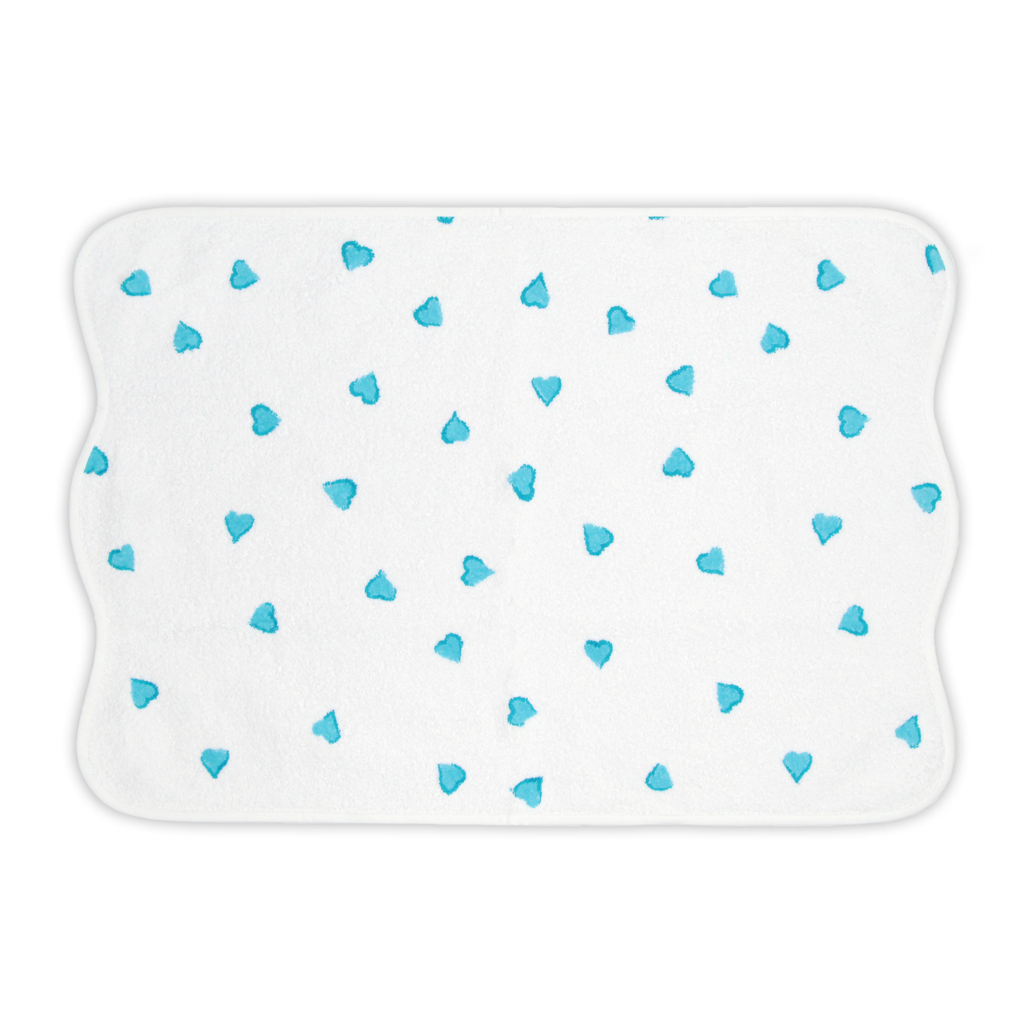 Coeurs Turquoise Towels