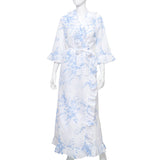 Anouschka Robe - Jeté de Fleurs Blue