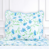 Tulipe Perroquet Blue Bed Linens