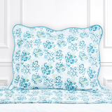 New York Mille Fleurs Blue/Green Bed Linens