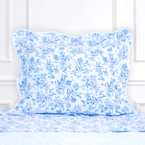 Fleurs des Champs Blue Bed Linens