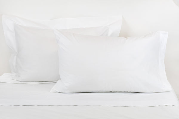 Essentials White Percale Fitted Sheet