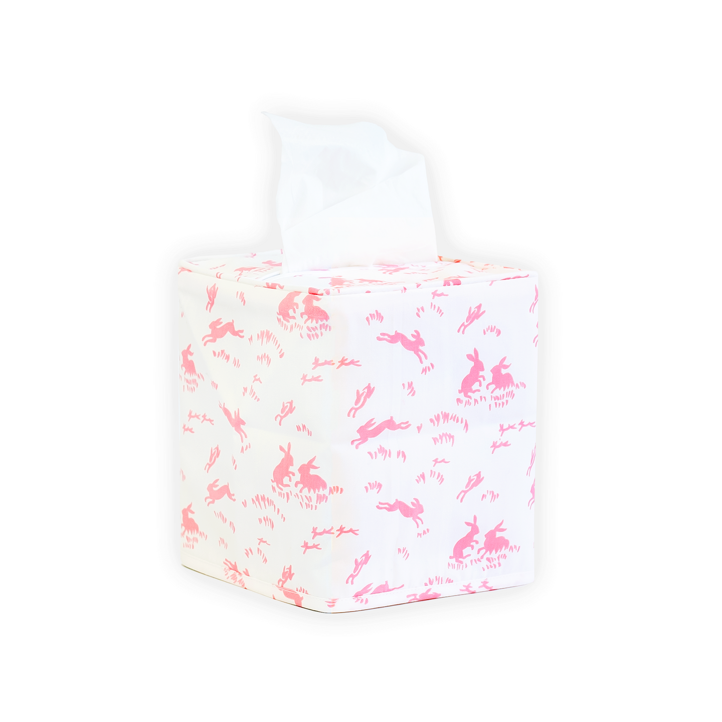 Lapins Pink Tissue Box Cover