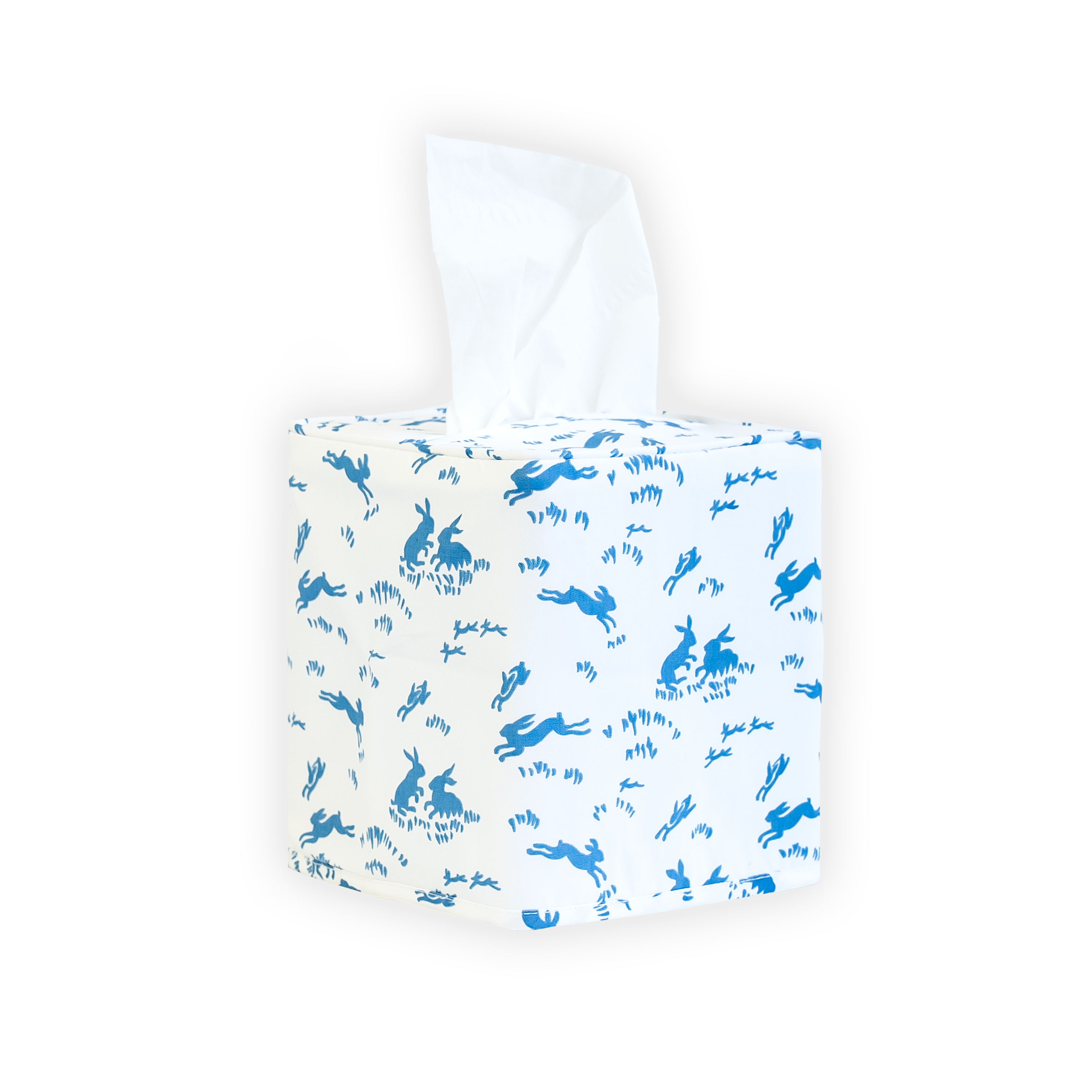 Lapins Blue Tissue Box Cover
