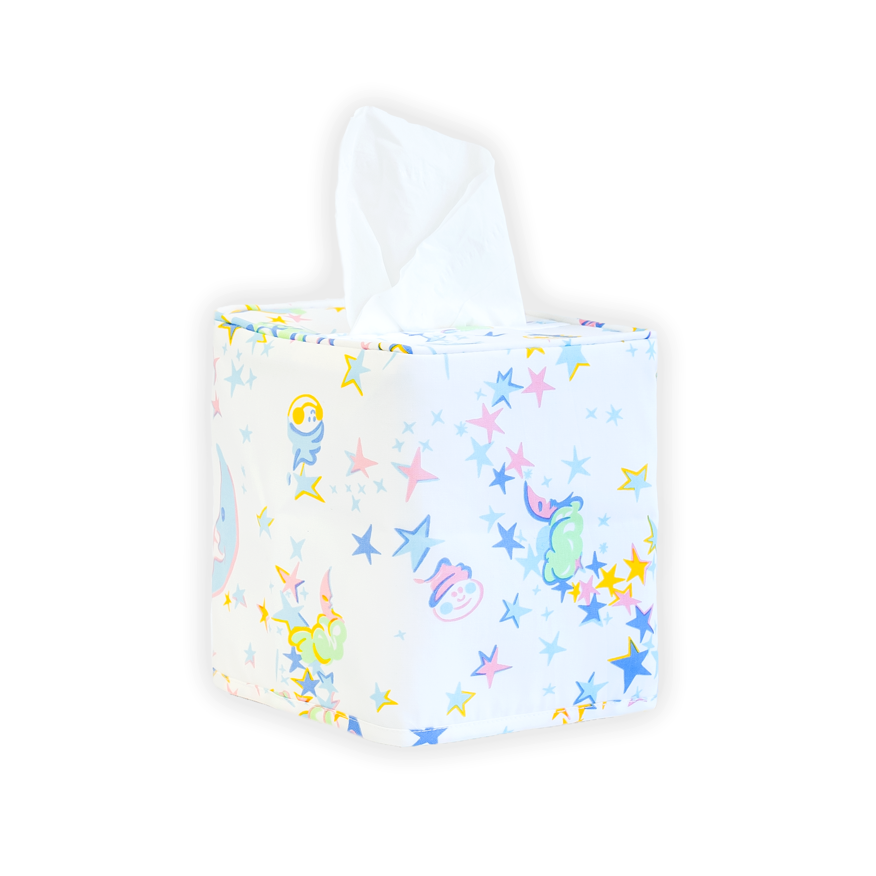 Moons & Stars Multi Tissue Box Cover