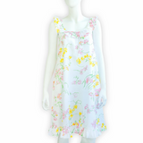 Samba Nightgown - Pois de Senteur Pink/Yellow