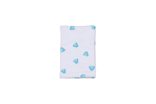 Coeurs Turquoise Towels