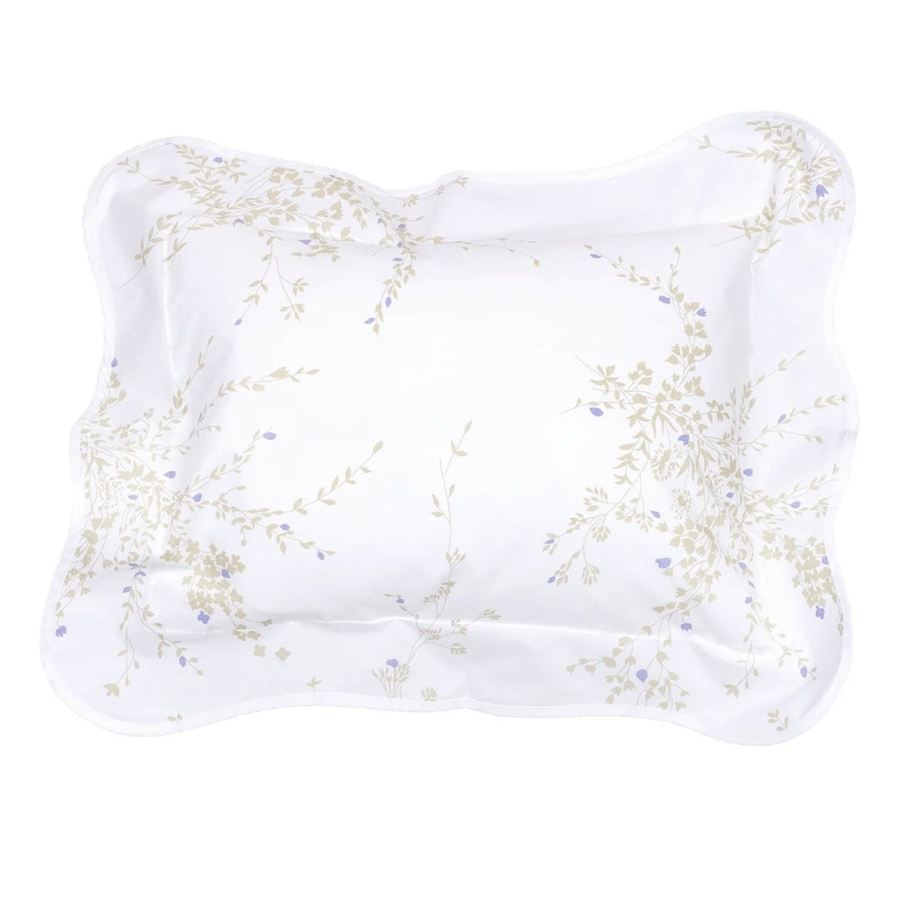 Jeté de Fleurs Taupe/Violet Bed Linens