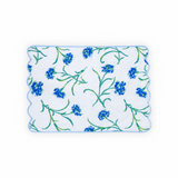 Carnations Blue/Green Towels