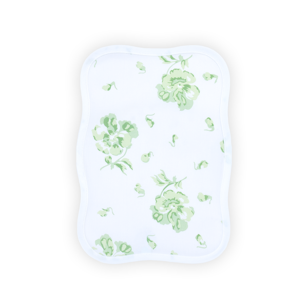 Pensées Soft Green Printed Cocktail Napkins