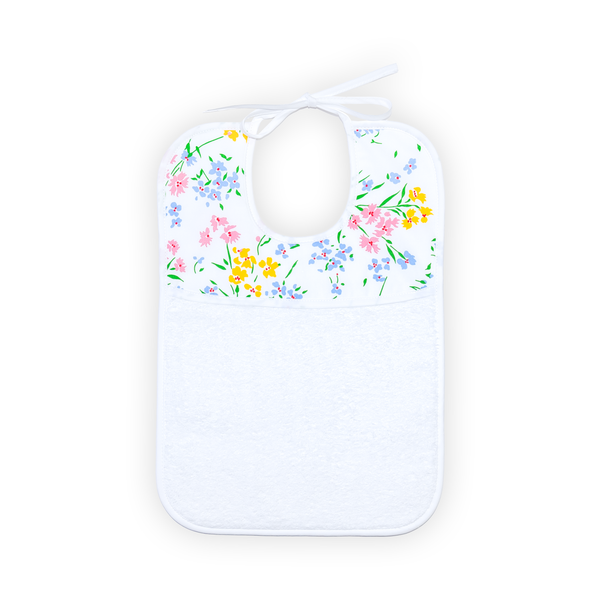 Fleurs des Champs Pink Printed Bib