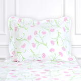 Carnations Pink/Green/Blue Bed Linens