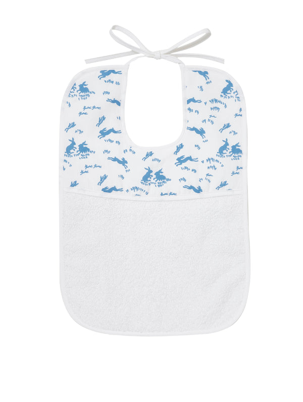 Lapins blue Printed Bibs