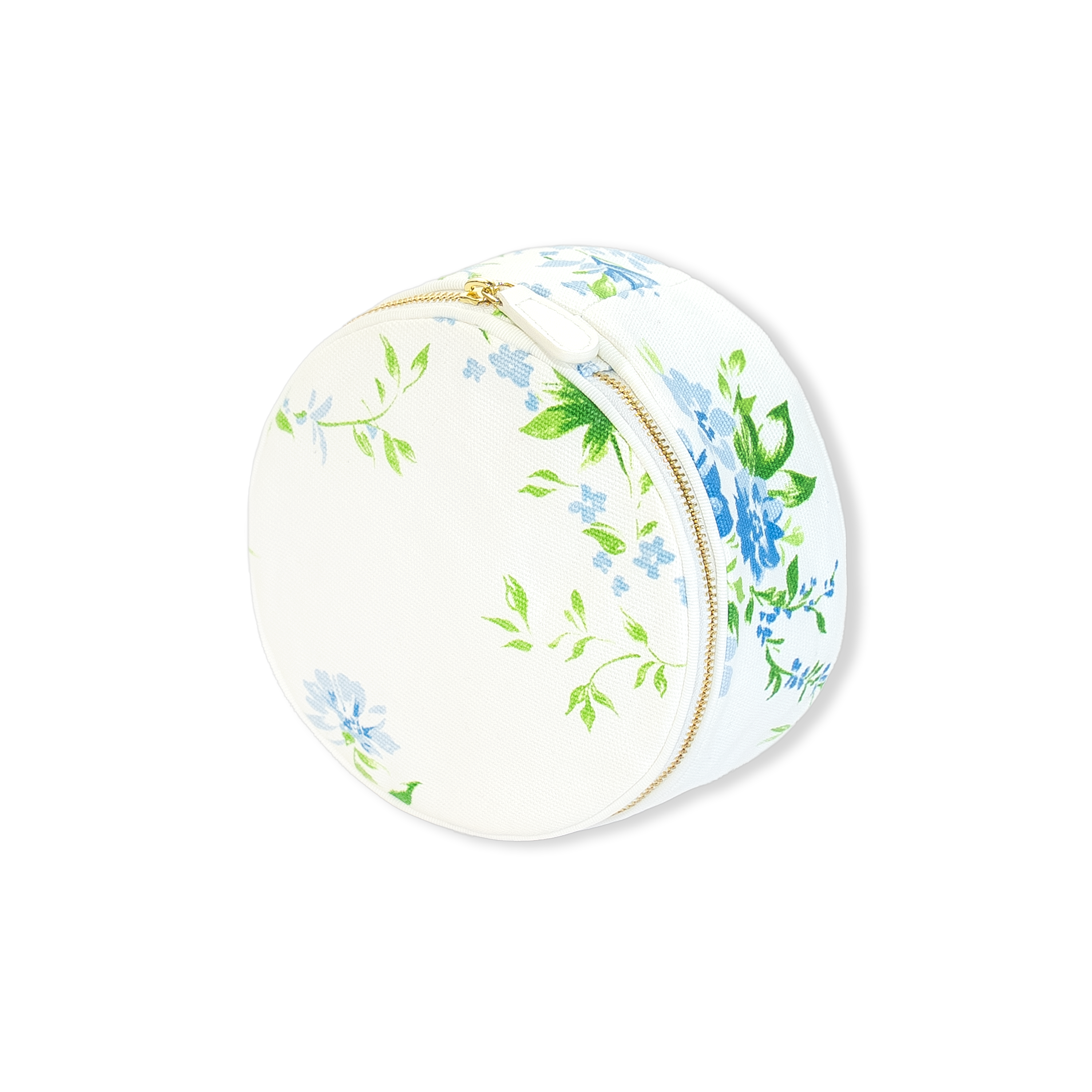 Fleurs du Vent Large Round Jewelry Case