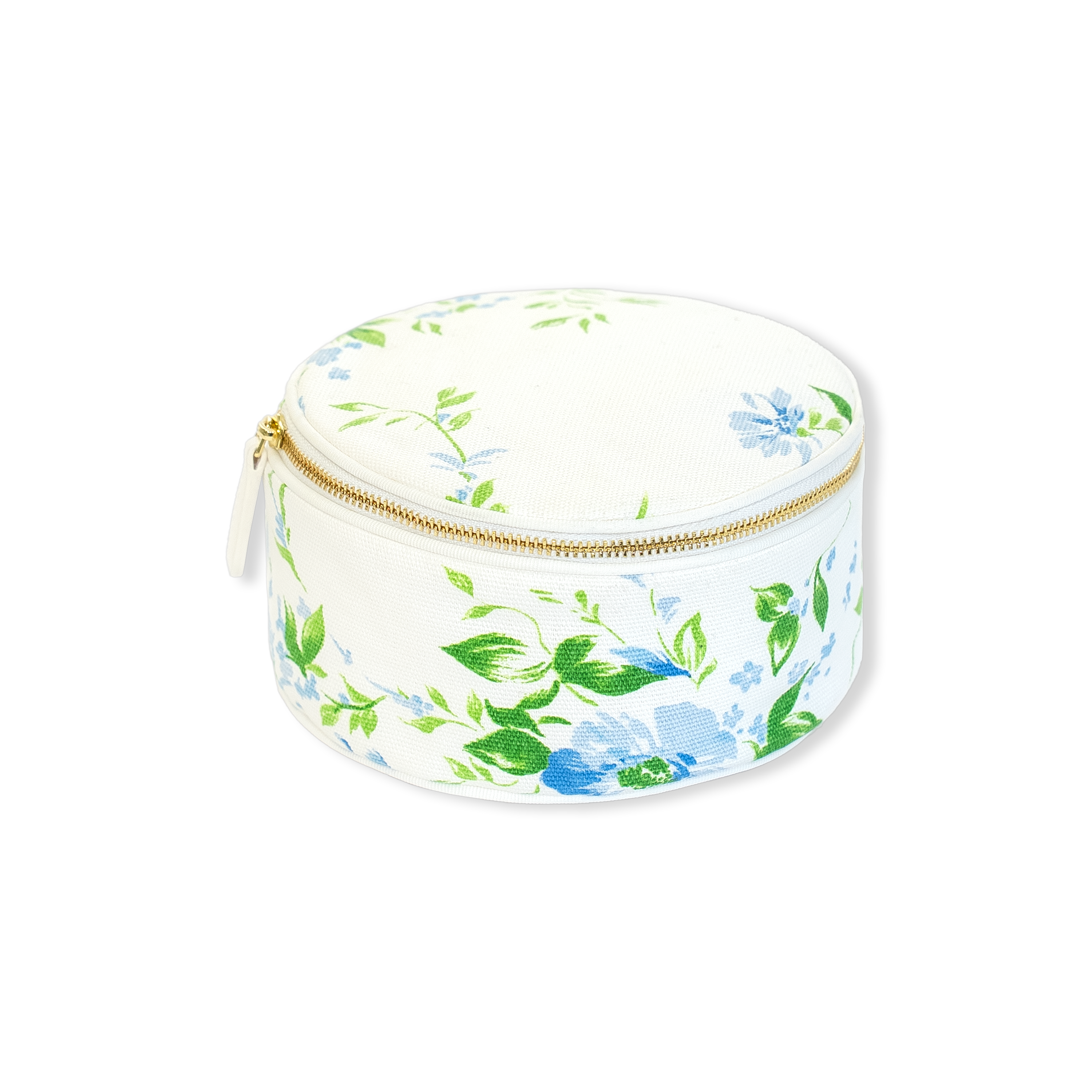 Fleurs du Vent Large Round Jewelry Case