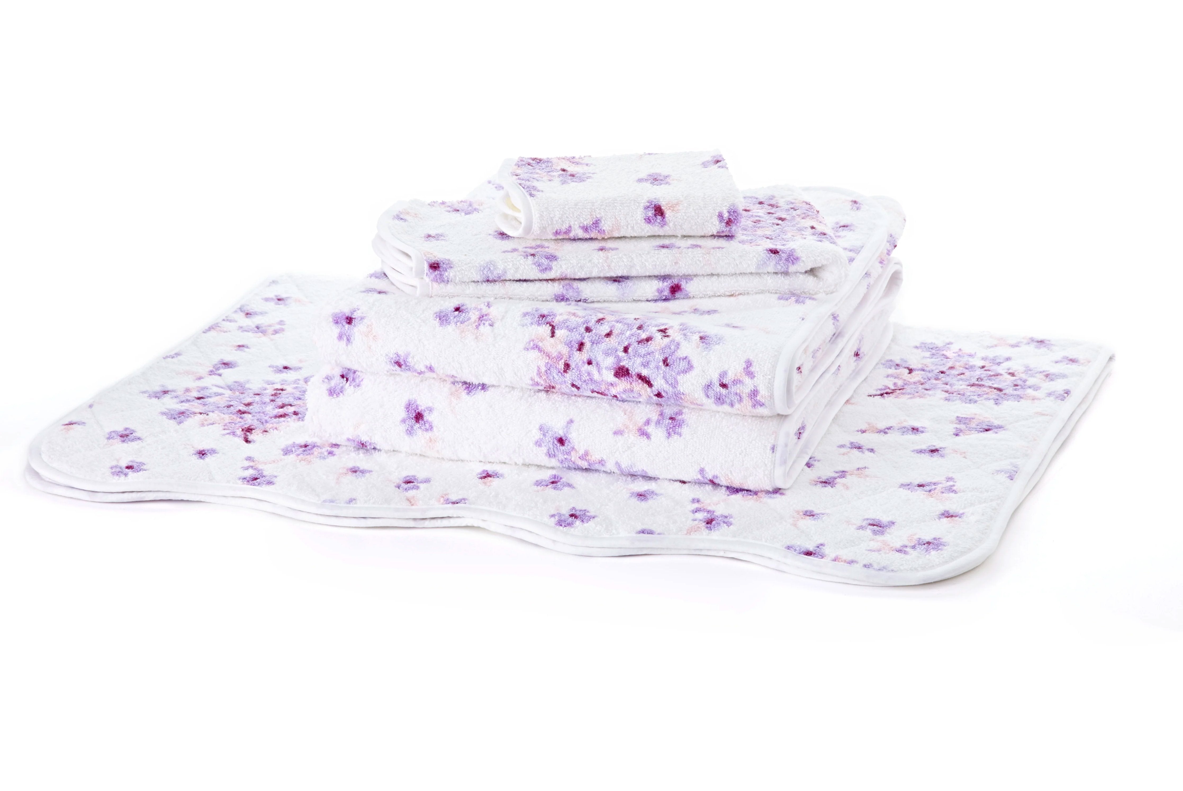 Violettes Lilac Towels