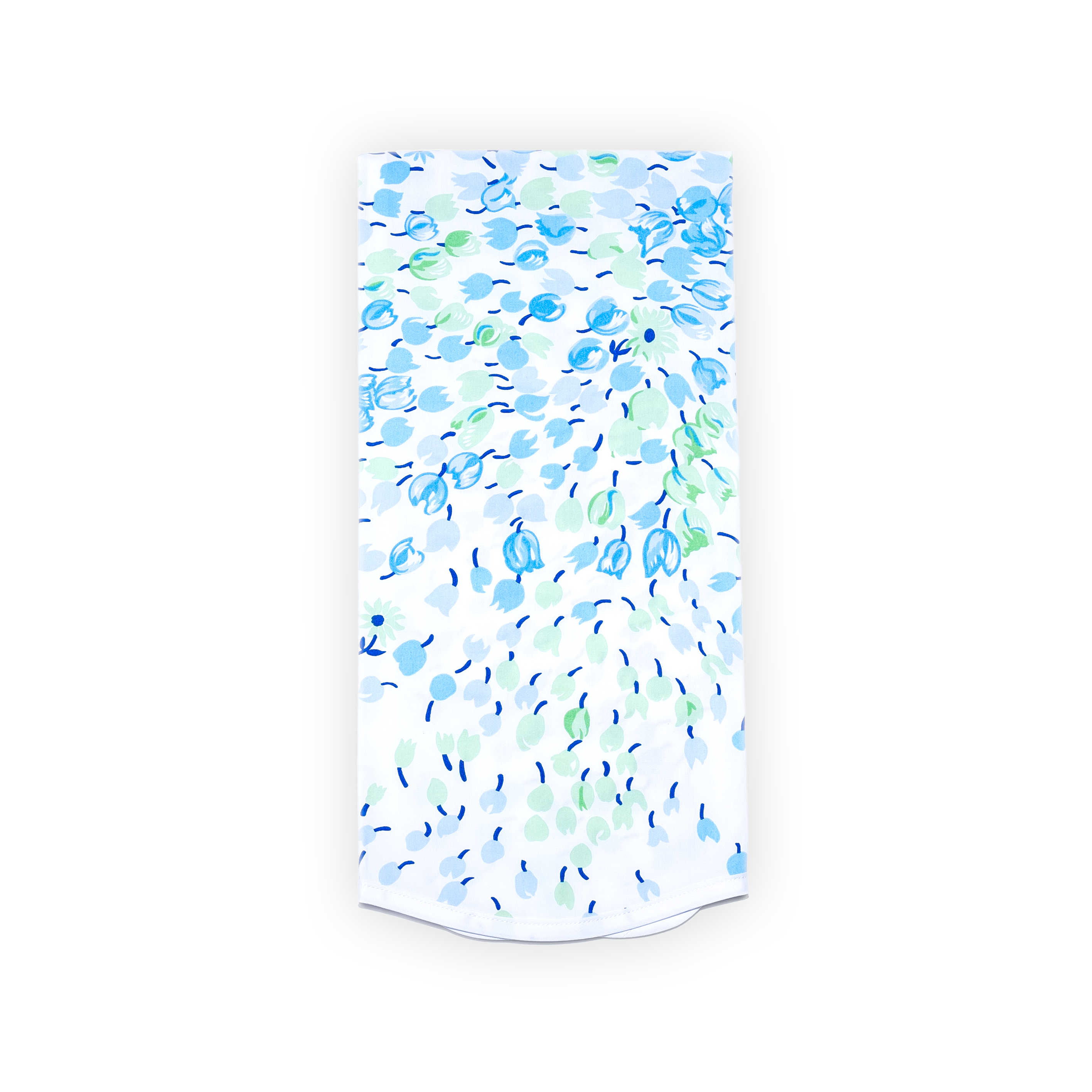 Bouquet Eclaté Blue/Green Printed Guest Towels