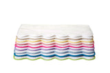 Solid White / #312 Yellow Scallop Towels