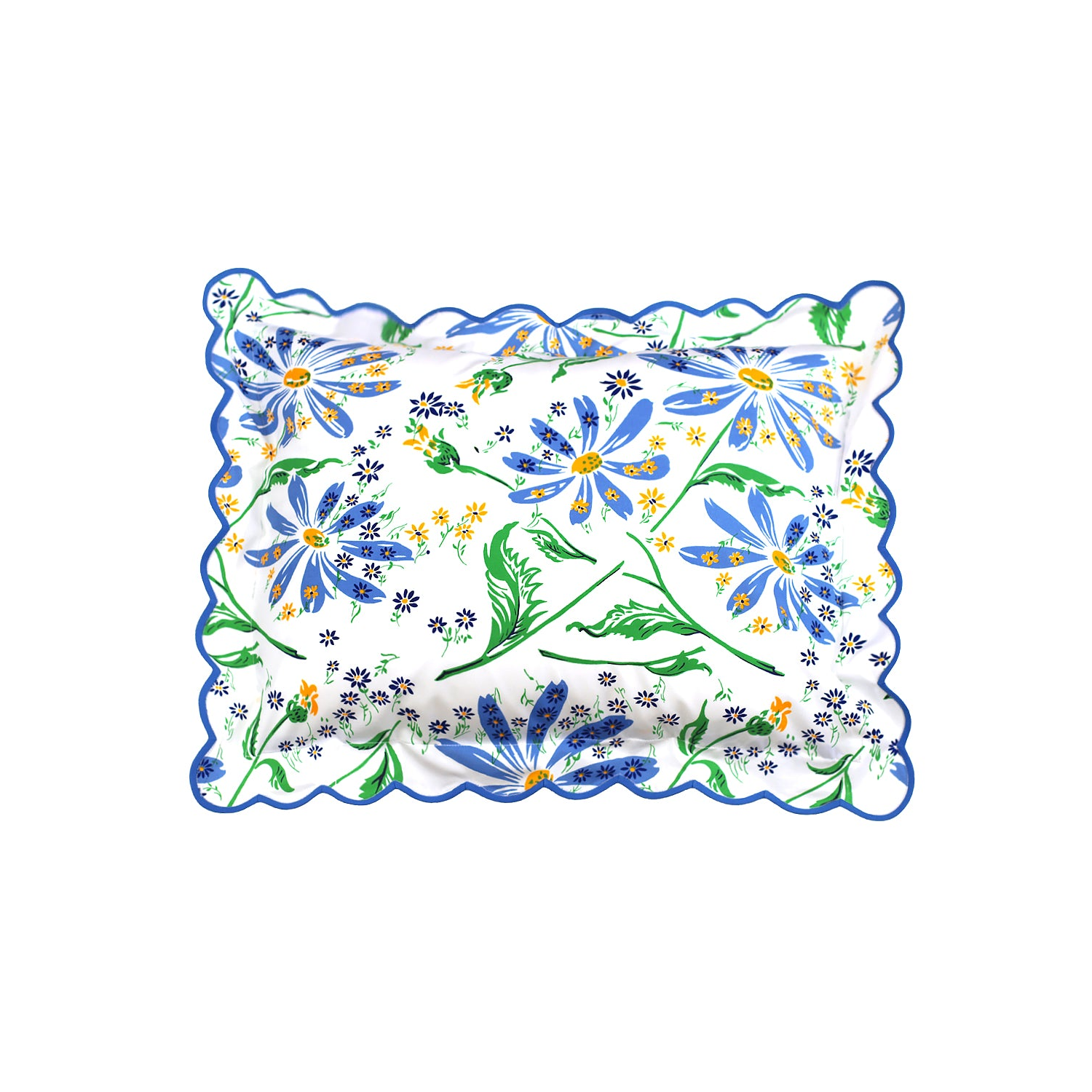Marguerites Blue/Green Bed Linens