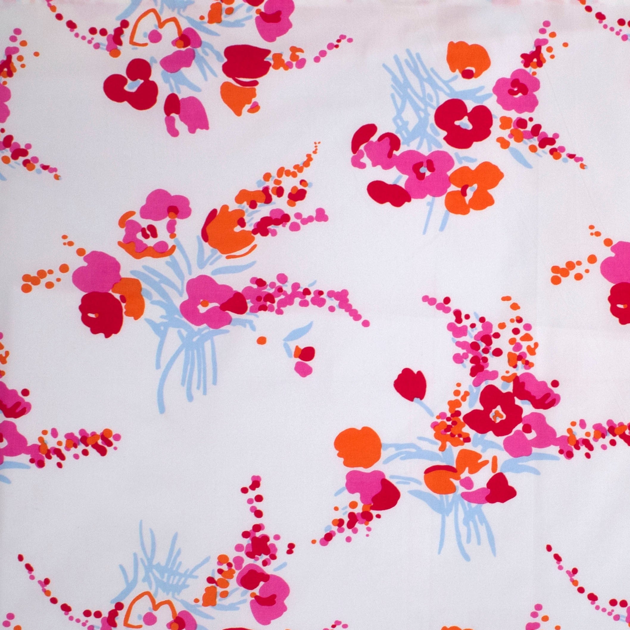 Demoiselles Orange/Pink Printed Lingerie Bags
