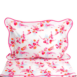 Demoiselles Orange/Pink Twin Bed Linens