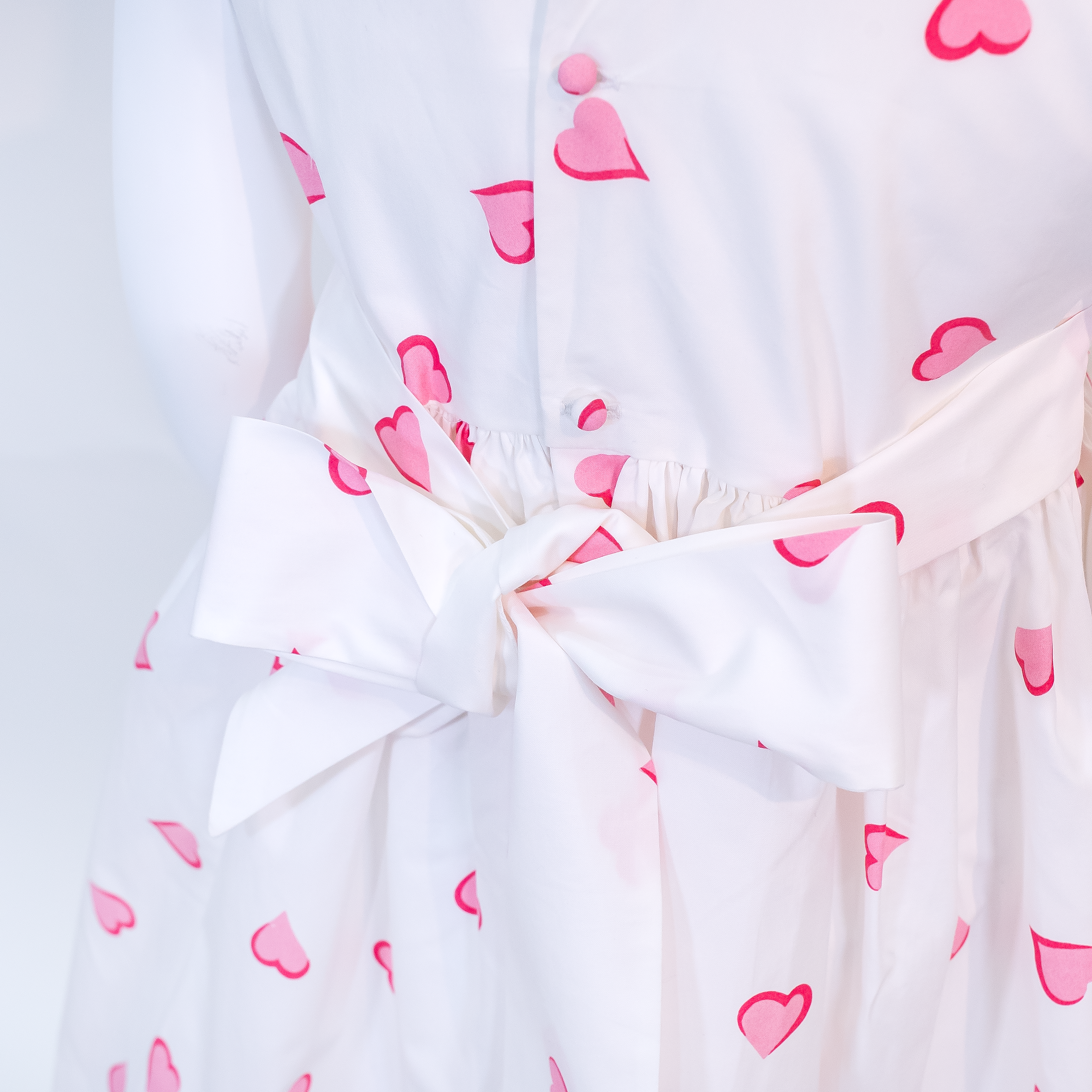 Heloise Smocked Dress - Coeurs Pink