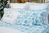 New York Mille Fleurs Blue/Green Bed Linens