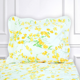 Pois de Senteur Yellow Bed Linens