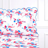Demoiselles Red/Blue Twin Bed Linens