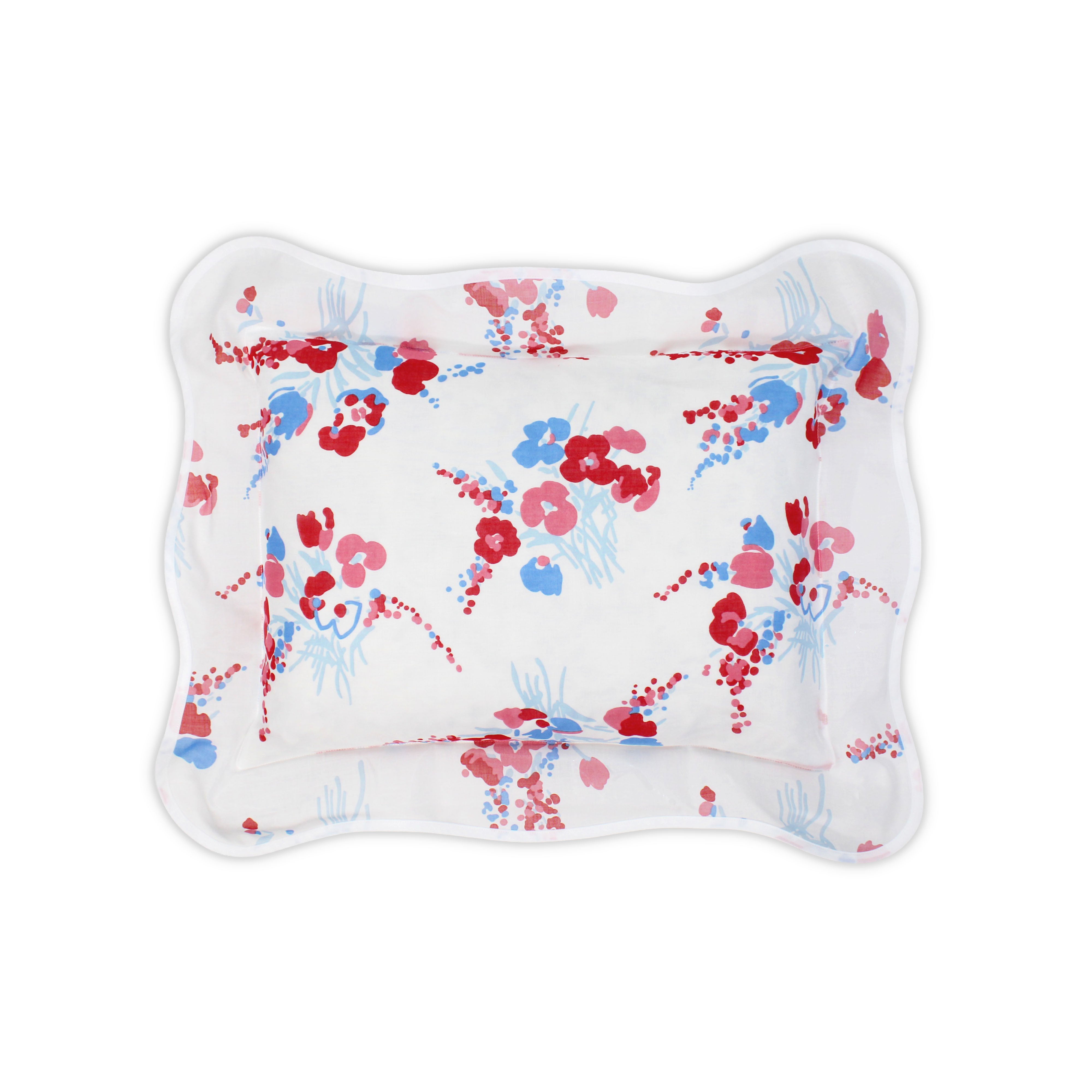 Demoiselles Red/Blue Voile Bed Linens