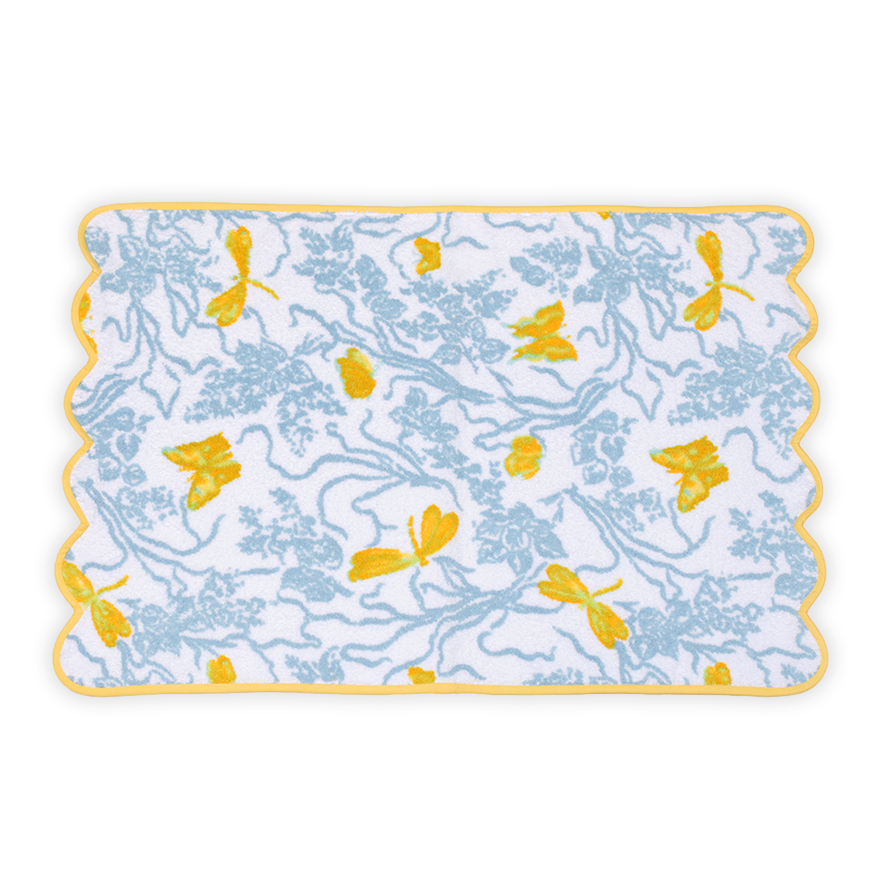 Libellules Blue/Yellow Towels