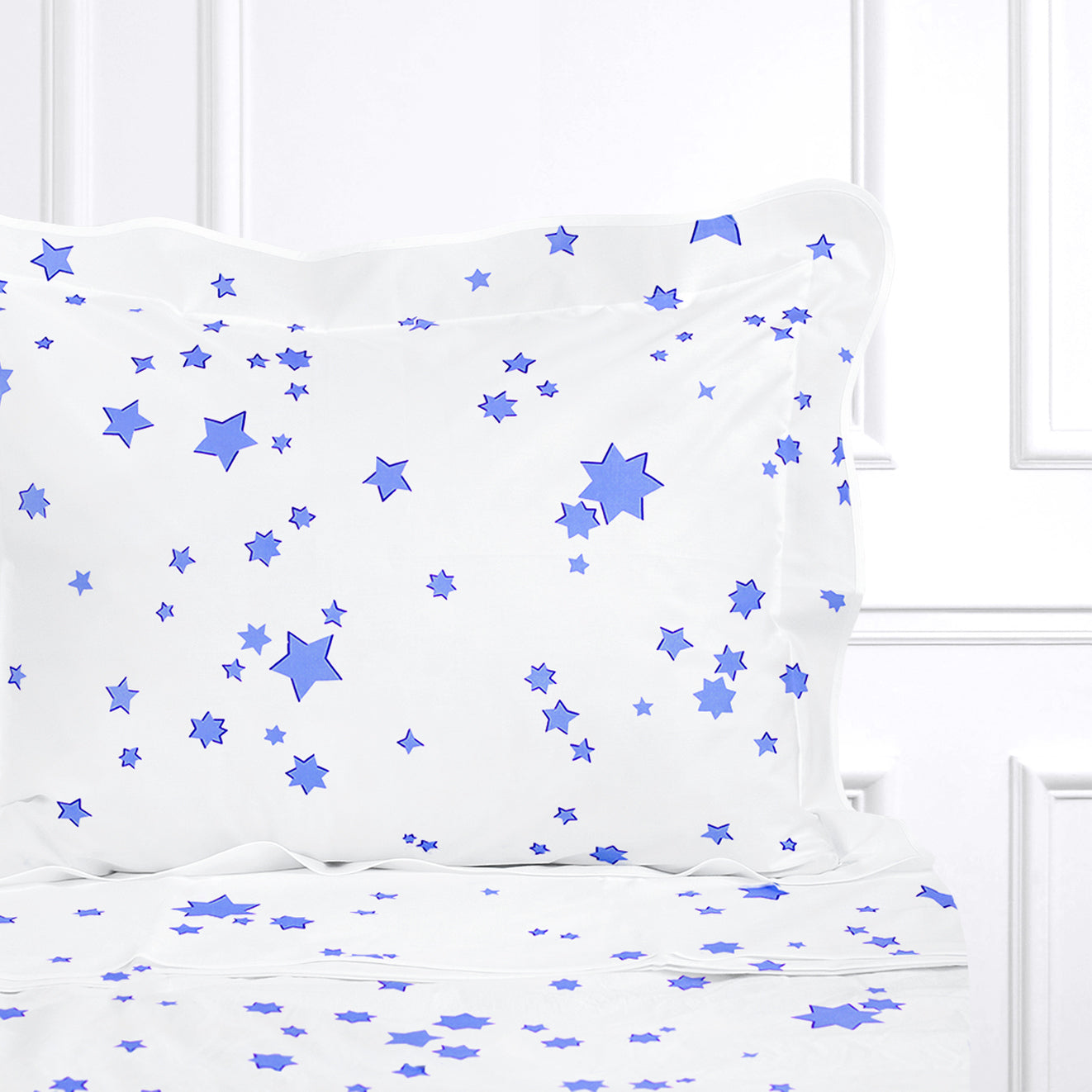 Etoiles Blue Bed Linens