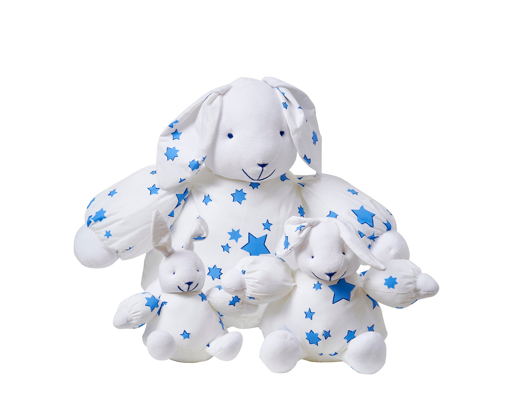 Etoiles Blue Large Bunny