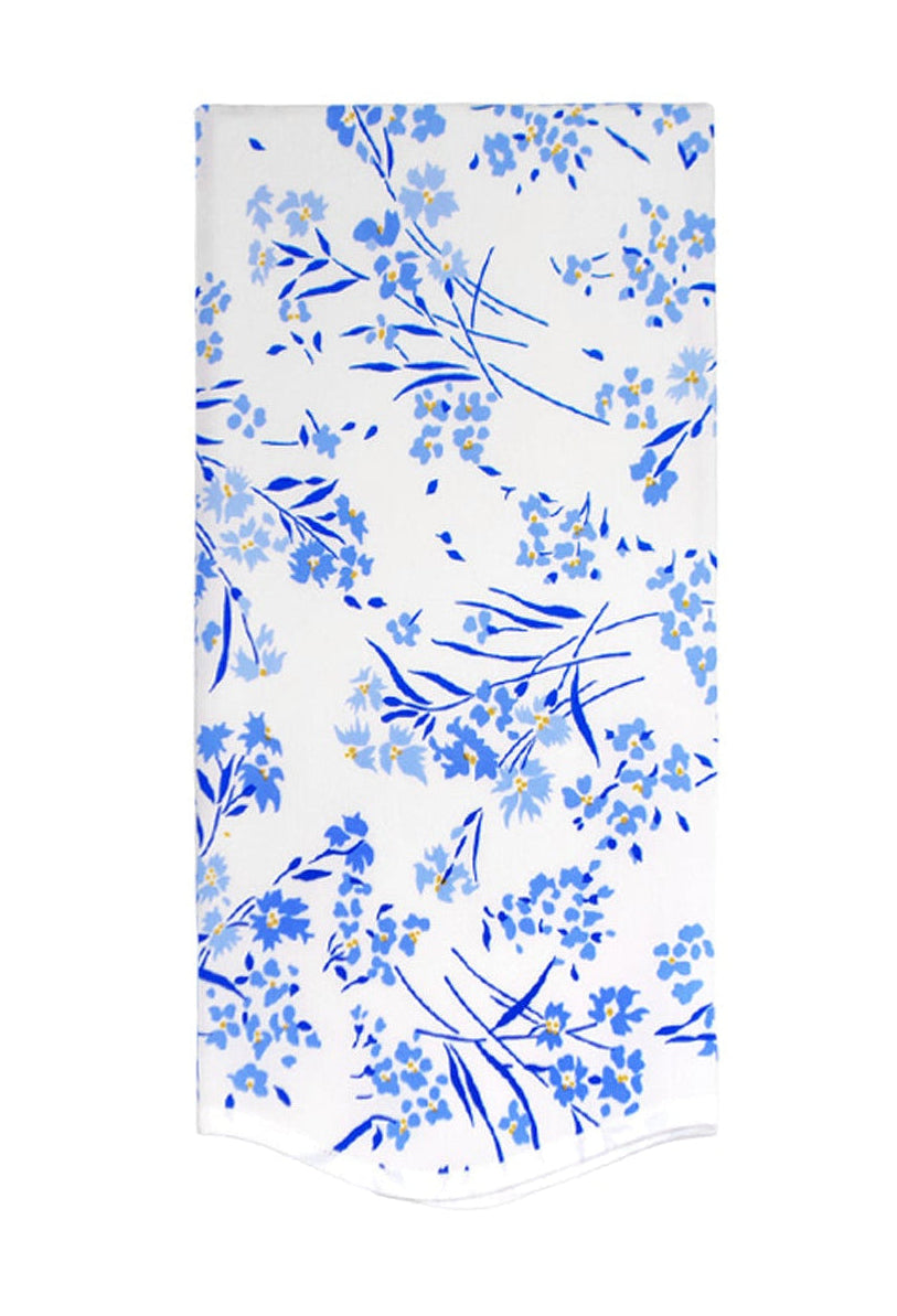 Fleurs des Champs Blue Printed Guest Towels