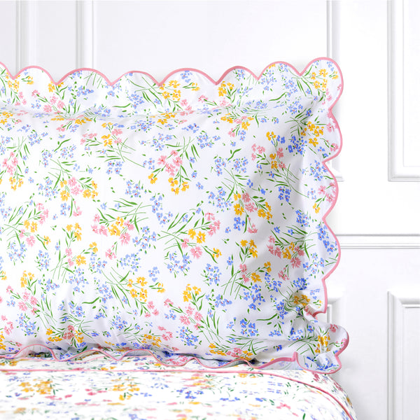 Fleurs des Champs Pink Bed Linens