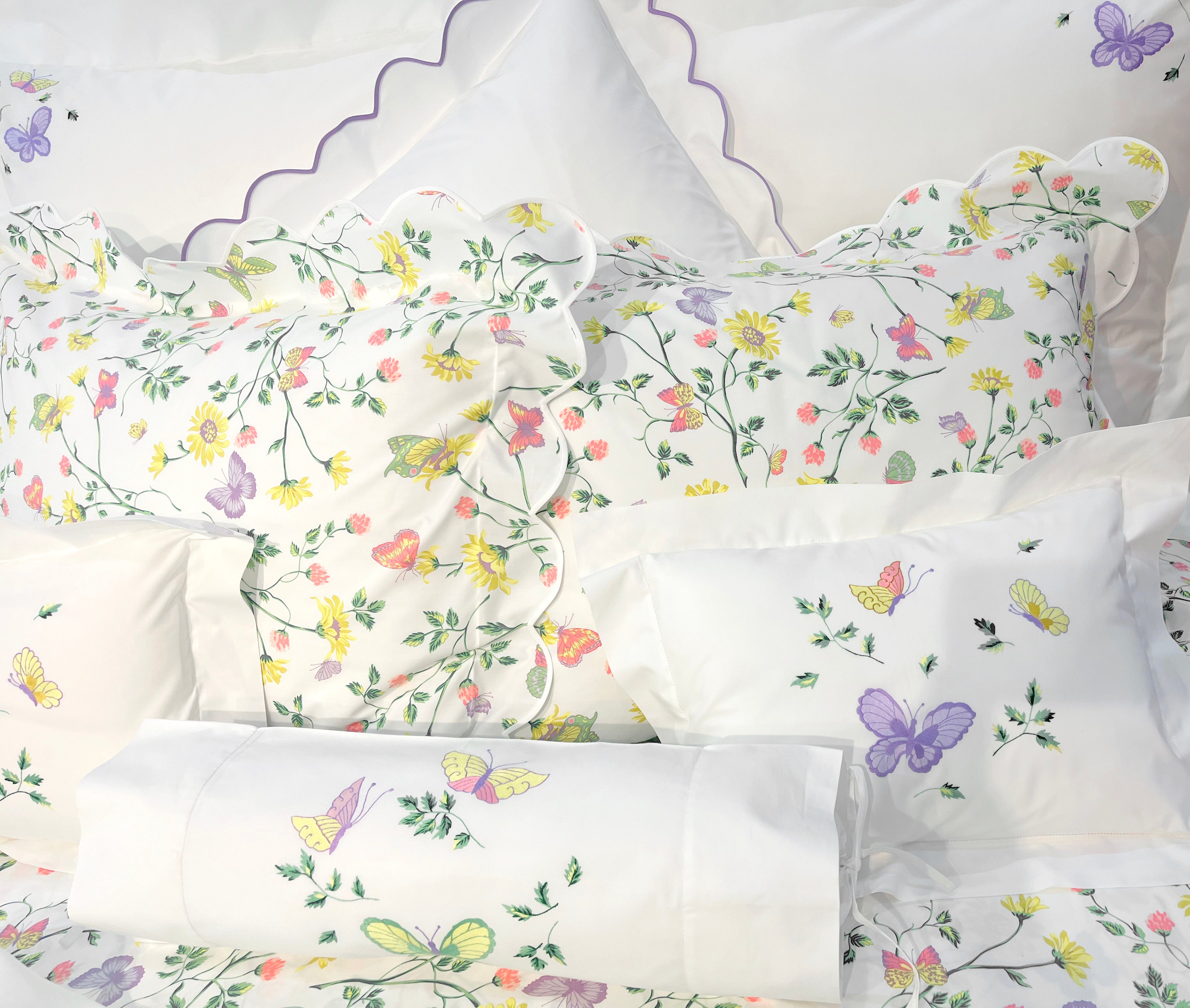 Fleurs et Papillons Bed Linens