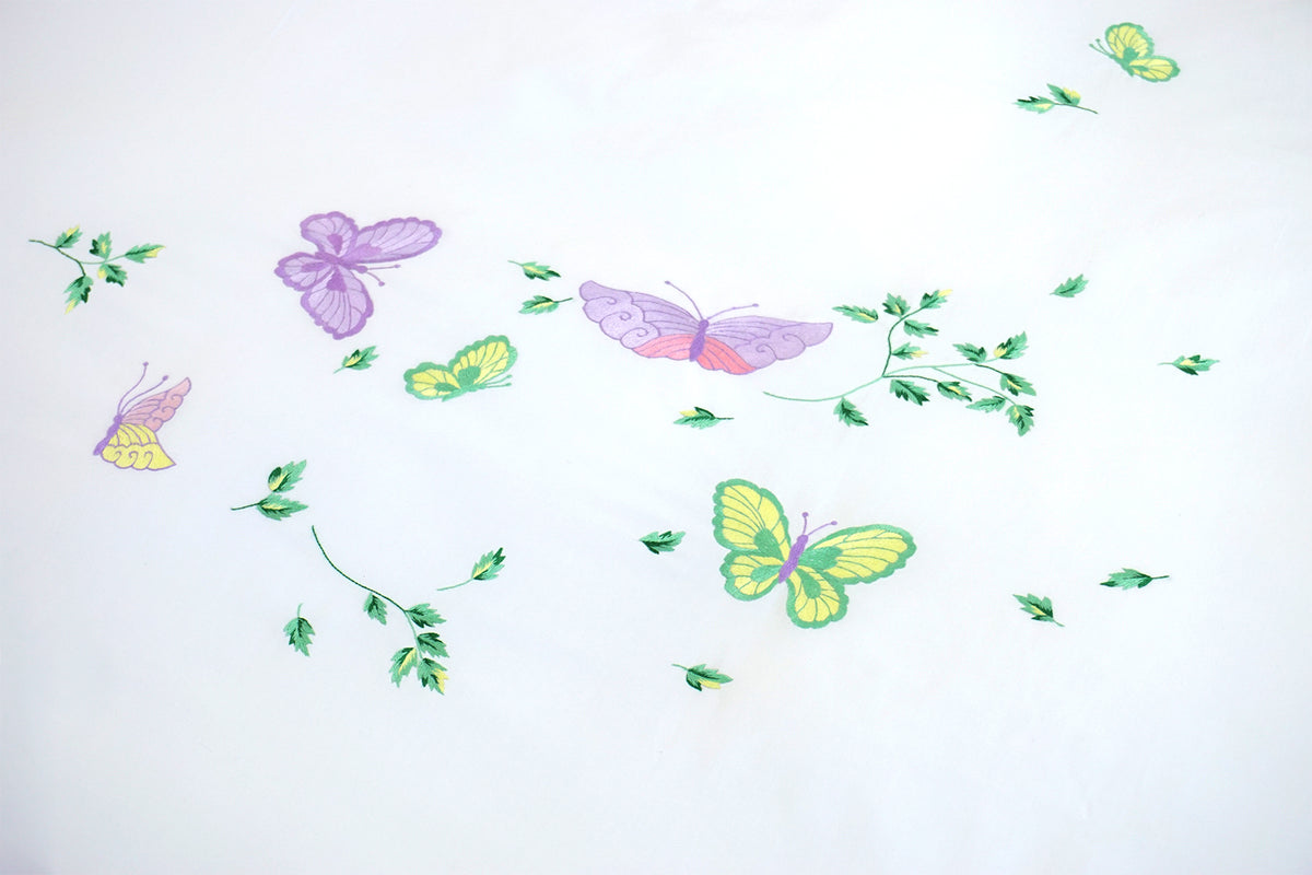 Fleurs et Papillons Emb. Bed Linens