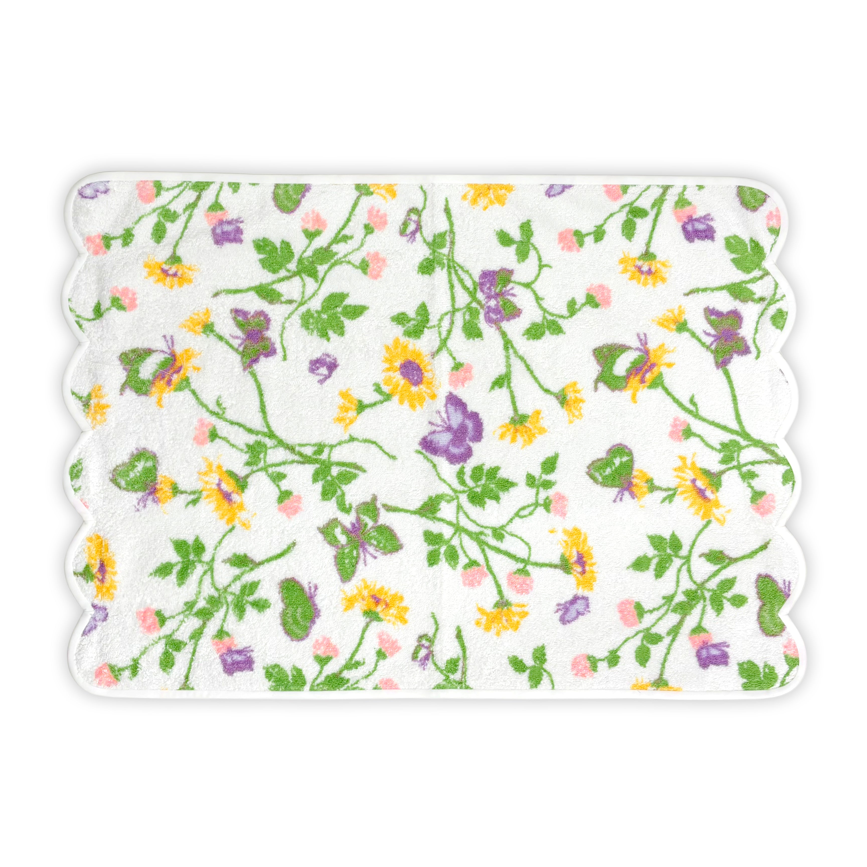 Fleurs et Papillons Towels