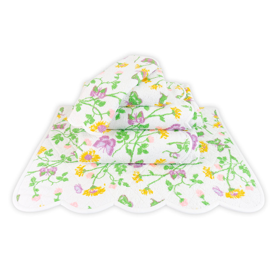 Fleurs et Papillons Towels