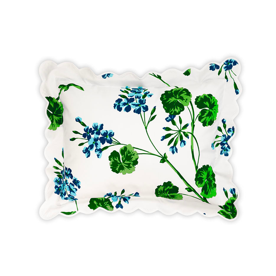 Géranium Parisien Turquoise Bed Linens