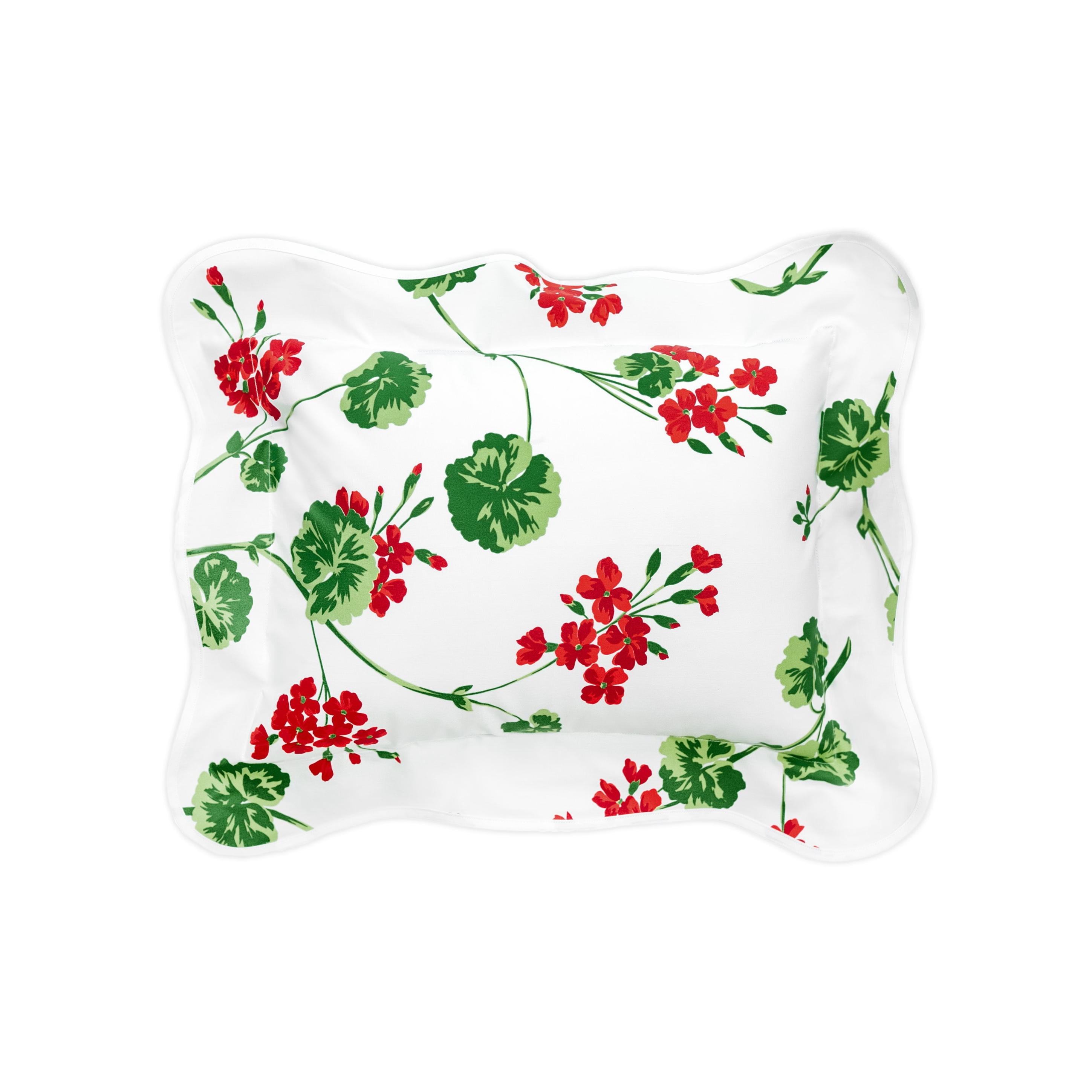 Géraniums Red Bed Linens