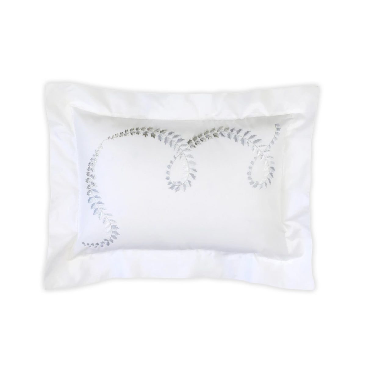 Guirlande de Lierre Silver/Grey Emb. Bed Linens